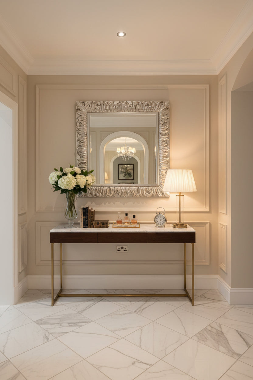 Mindy square mirror ex showroom 120 cm by Outlet Store