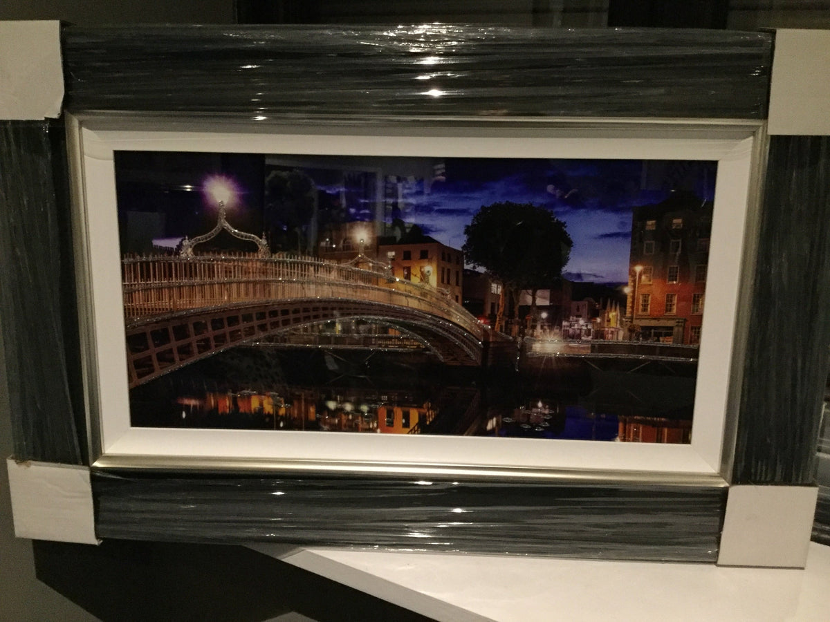 Halfpenny Bridge framed wall art reduced