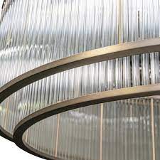 Hubert bronze Chandelier by RV Astley