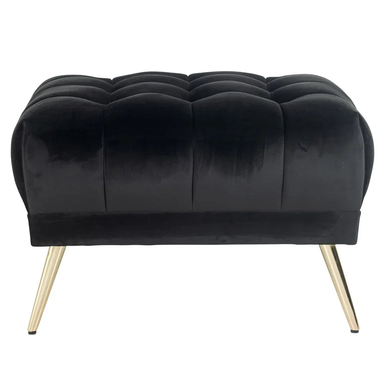 Huxton Footstool in boucle or velvet
