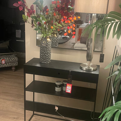Zena Black small Slim Console Table last one