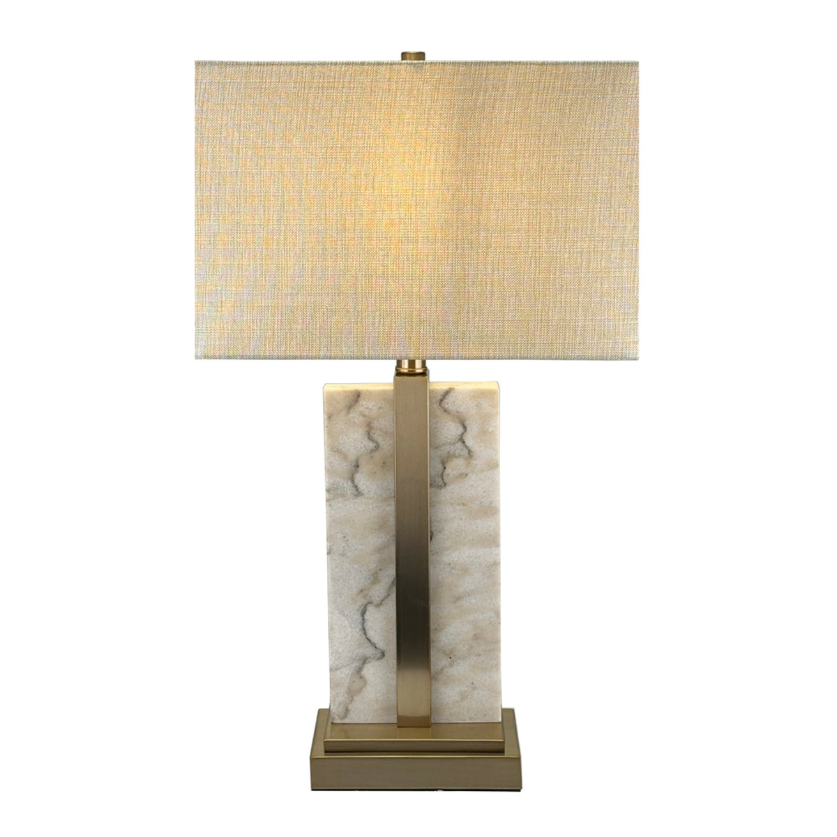 Kalabar large Marble Table Lamp complete With Shade . Colour variants .