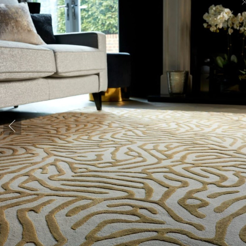 Katherine Carnaby designer carot wool rug in various sizes