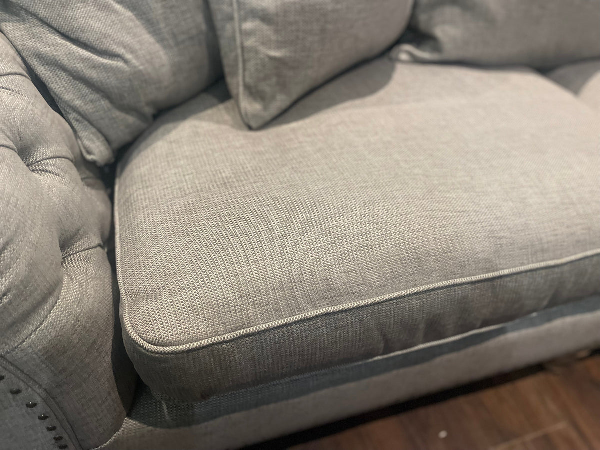 Keaton oversized sofa by WESTBRIDGE special ex showroom Marl fabric clearance deal Instore only