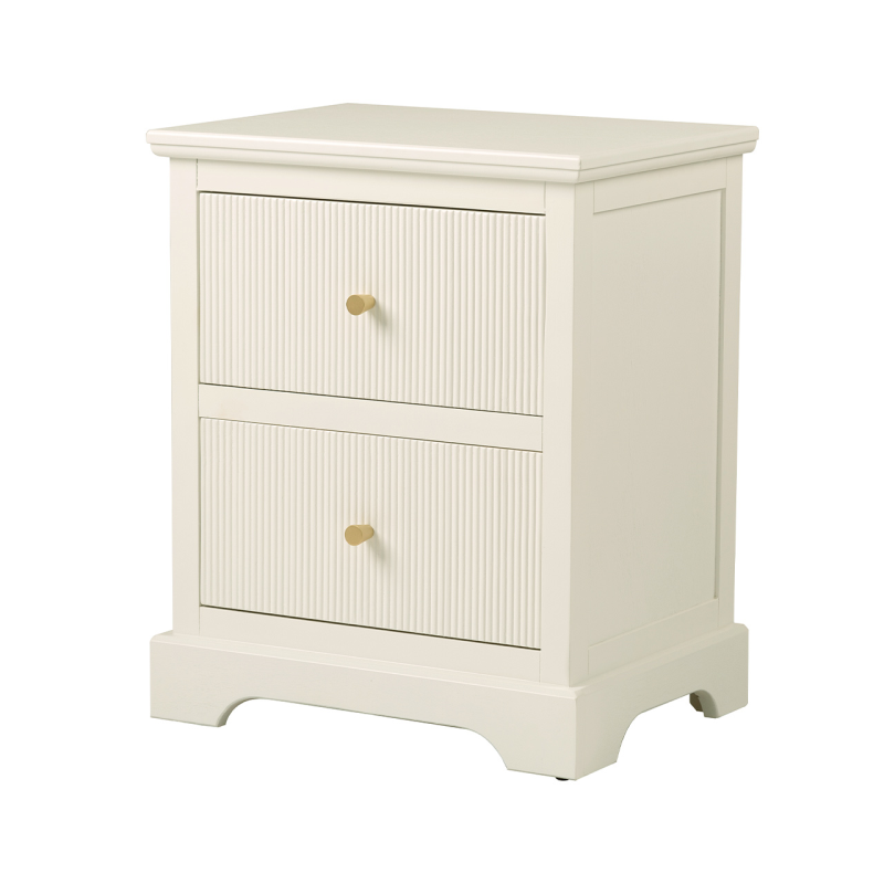 London white 2 drawer bedside cabinet! New reduced price !