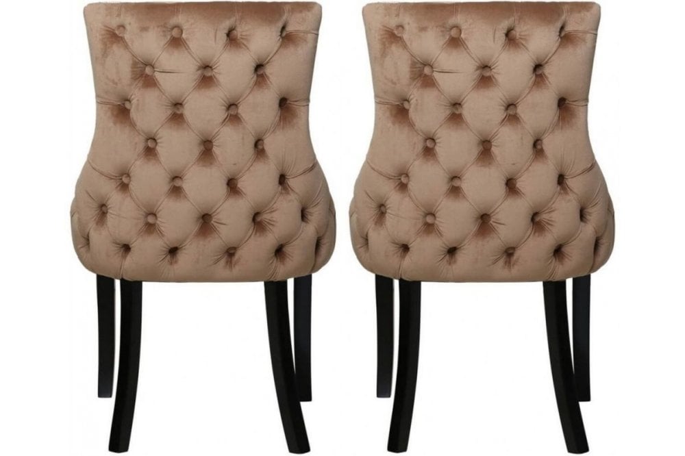 Lucia Luxury tufted Dining Chairs set of 2 Less than Half Price Clearance Sale