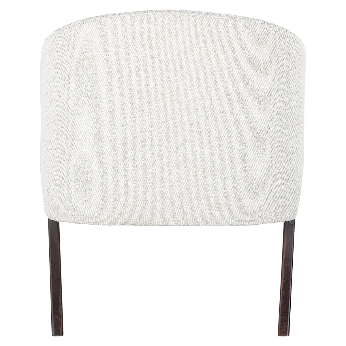Mia occasional chair in white boucle