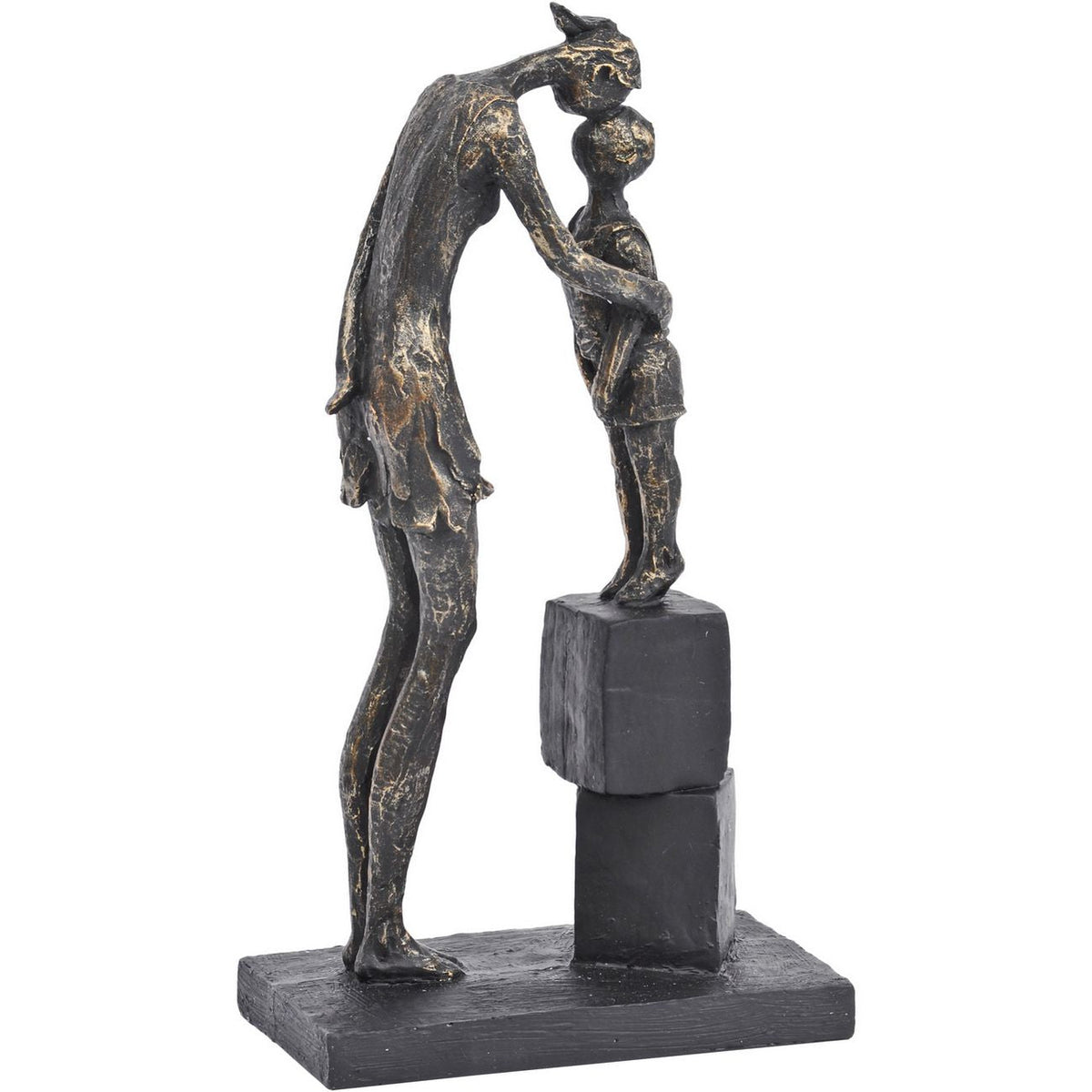 Mother and child sculpture