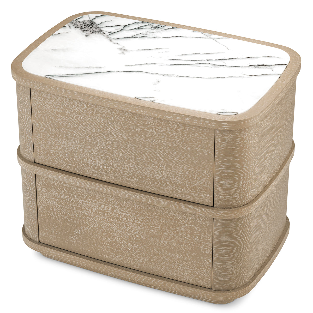 Nightstand Cabana Washed oak veneer by Eichholtz
