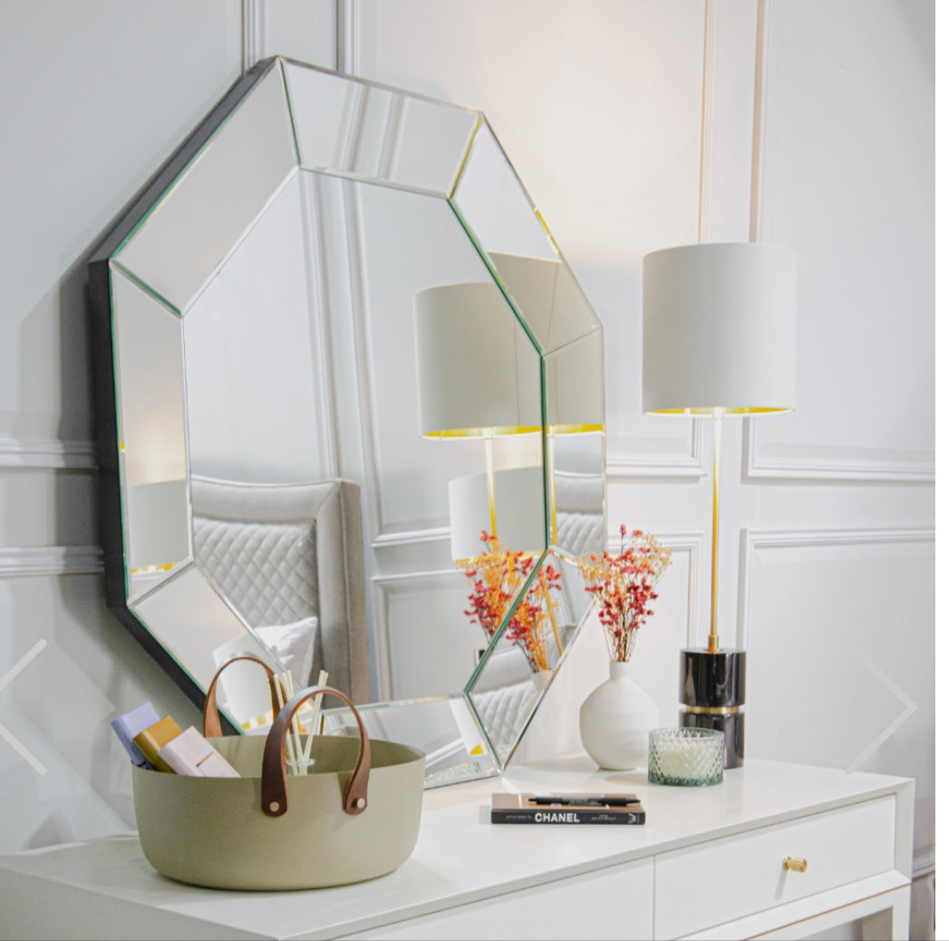 Octagonal Clear Bevelled Mirror