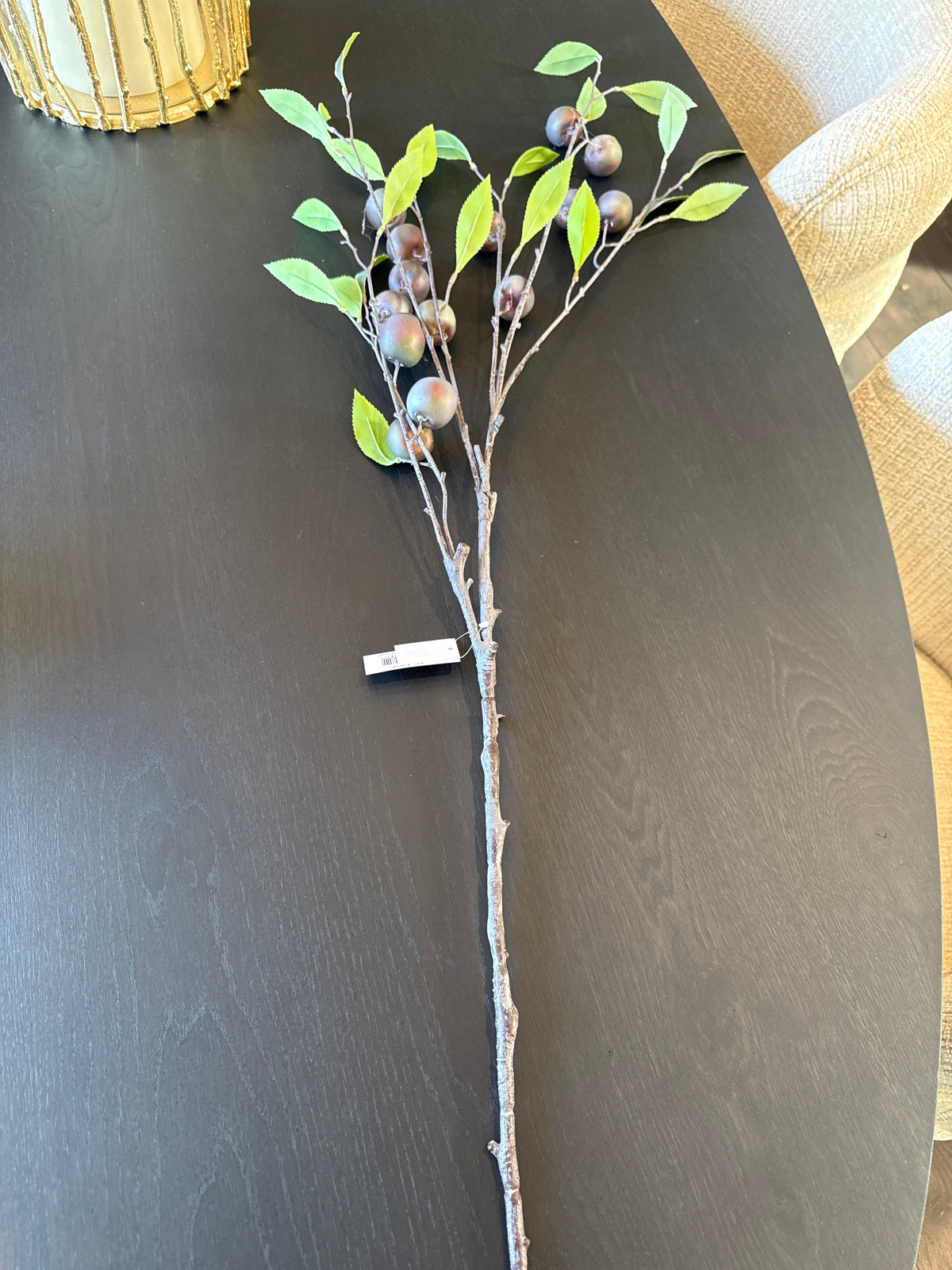Plum branch spray 116 cm