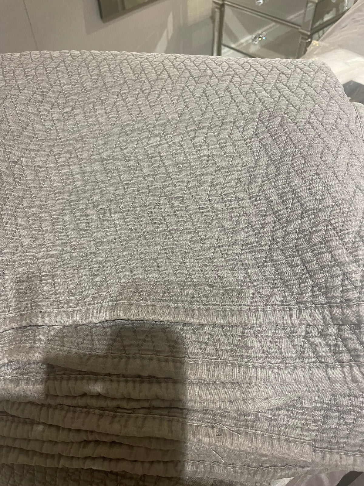 Quilt Henley Stone Washed white