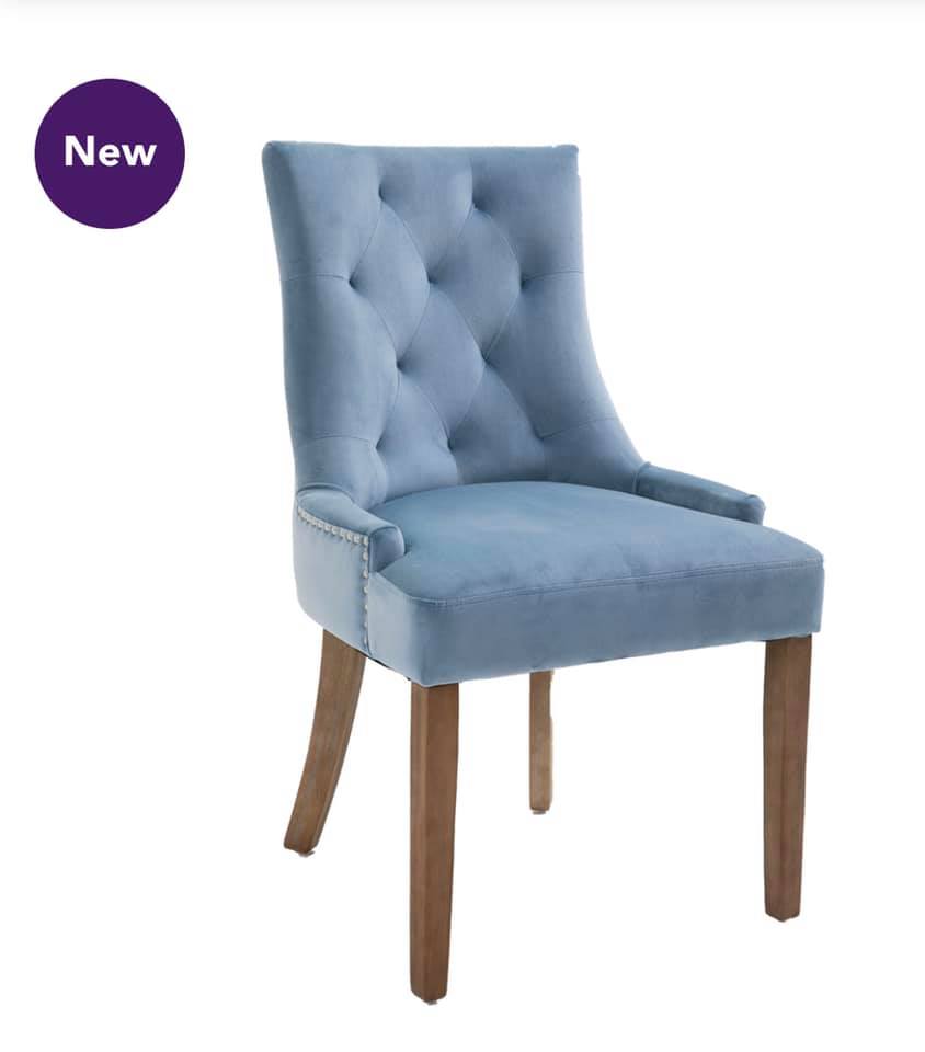 Sandy velvet dining chairs various sets see below on clearance offer . pop in to view