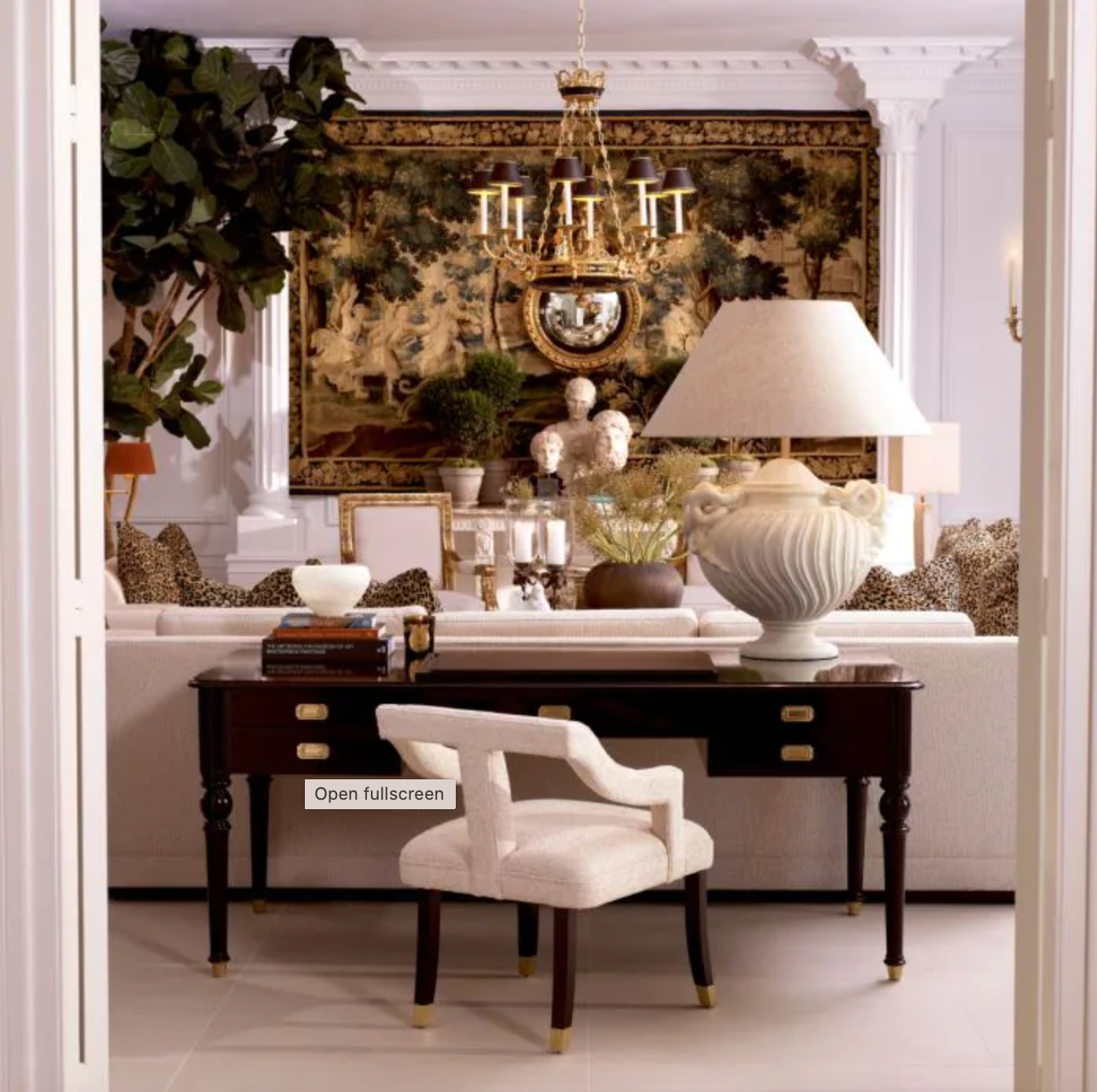 Wimbledon Desk by Eichholtz new Met Collection.