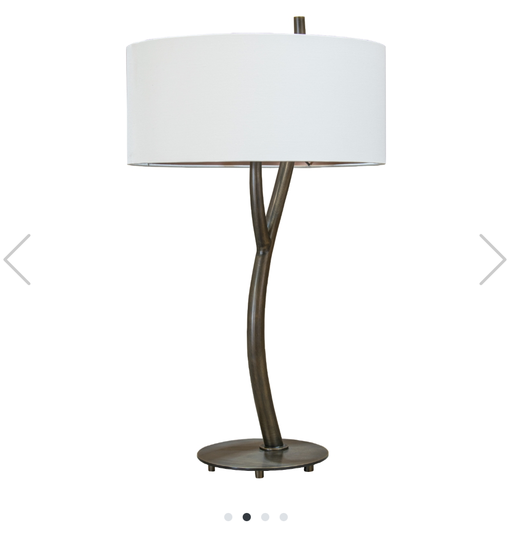 Ramus bronze table lamp by RV Astley by RVA