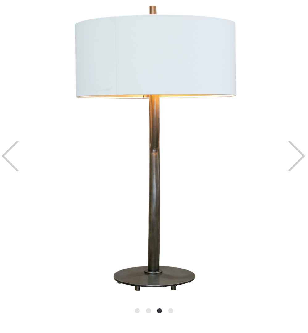Ramus bronze table lamp by RV Astley by RVA