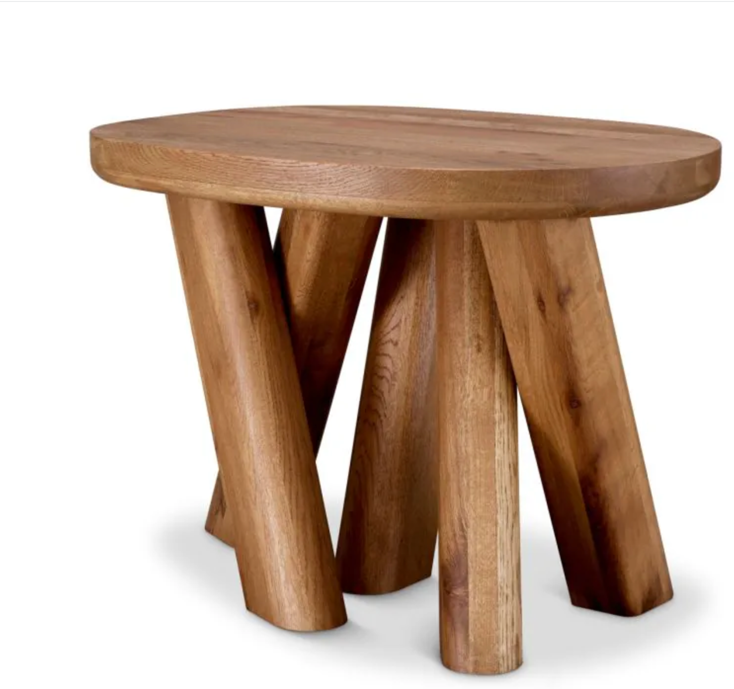 Bayshore oak side table by Eichholtz . Save 50% by Eichholtz