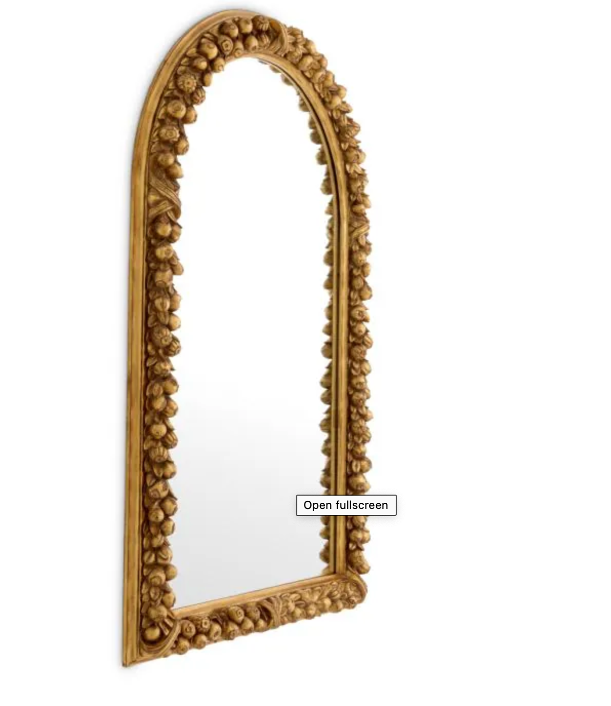 Mirror Fairlane Antiqued gold leaf by Eichholtz by Eichholtz