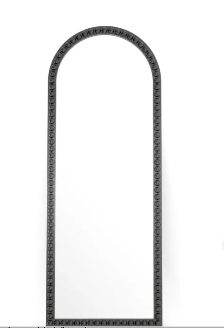 Mirror Kenton L Classic black finish by Eichholtz by Eichholtz