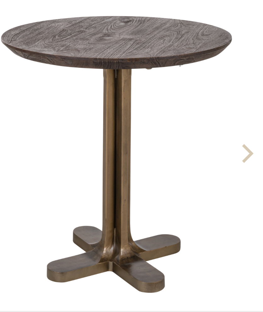 Revelin bistro table in dark brown reduced 10%TBC by Renaissance Design Studio