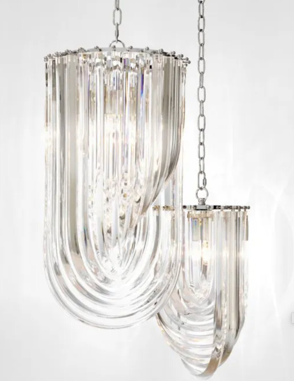 Murano chandeliers various sizes and finishes by Eichholtz reduced