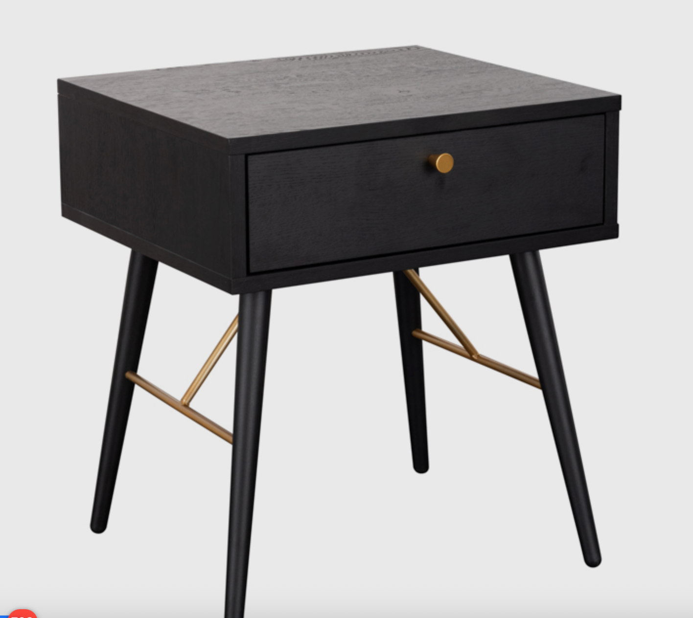 Barca Bedside black Table new reduced price