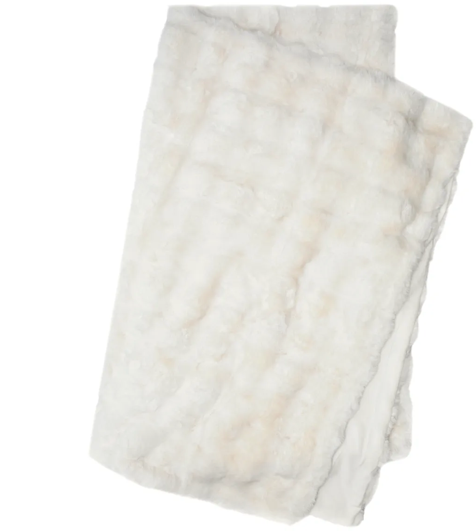 Misty faux fur 120 x 180 cm large throw in choice of 5 shades by skinnwille