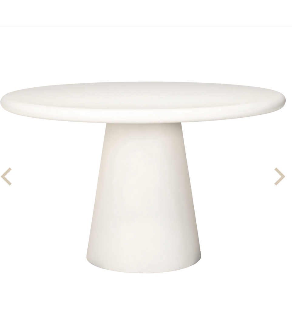 White Bloodstone round dining table Save 11% by Richmond