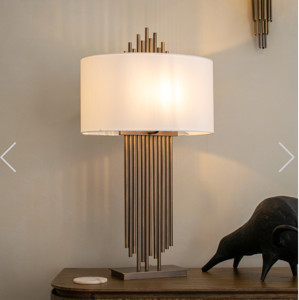 Vienna Table Lamp - Antique Brass by RV ASTLEY reduced by rva