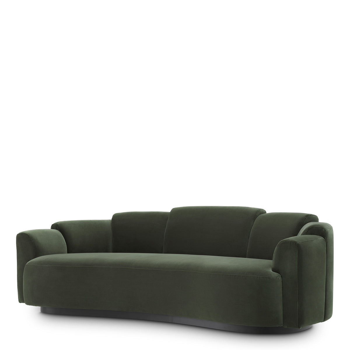 Sofa Marbella L Torrin green velvet by Eichholtz