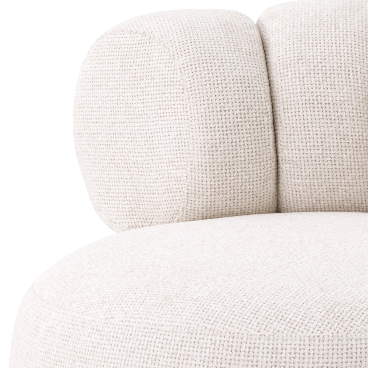 Swivel Chair Phedra by Eichholtz in Lyssa Off White