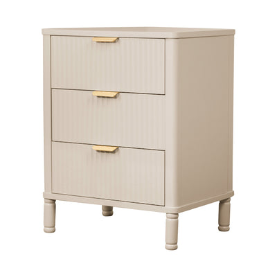 Parker bed side table w 3 drawers limited stock
