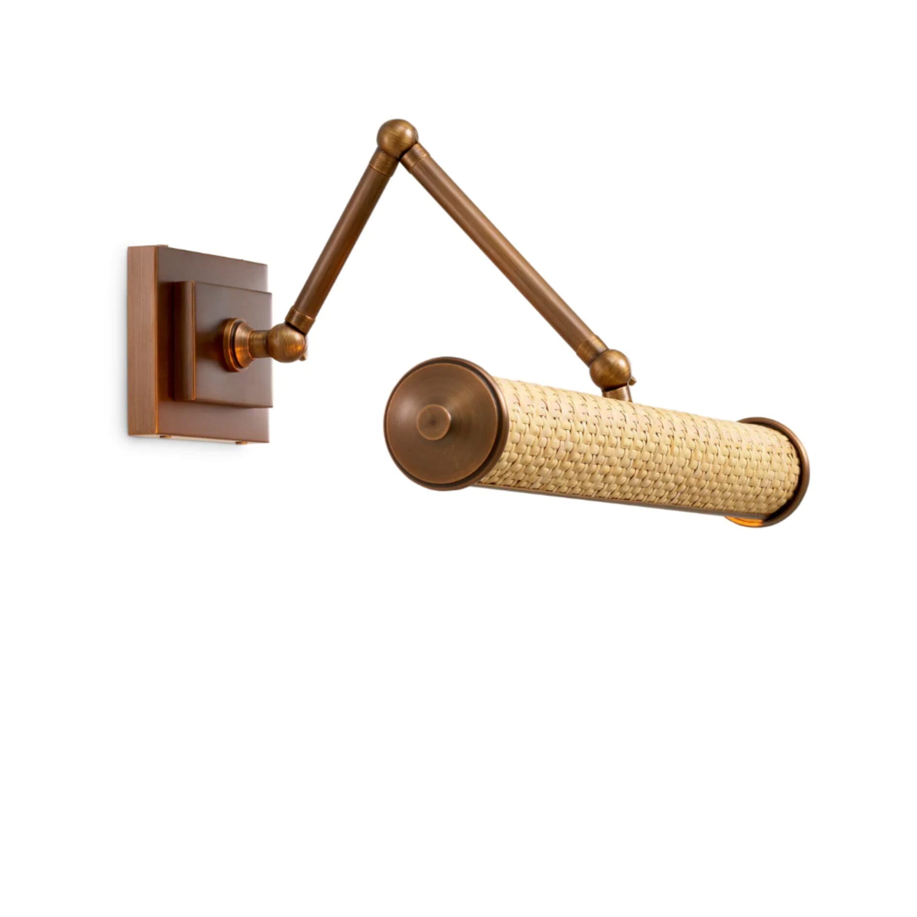 Wall Lamp Luca in Natural rattan by Eichholtz by Eichholtz