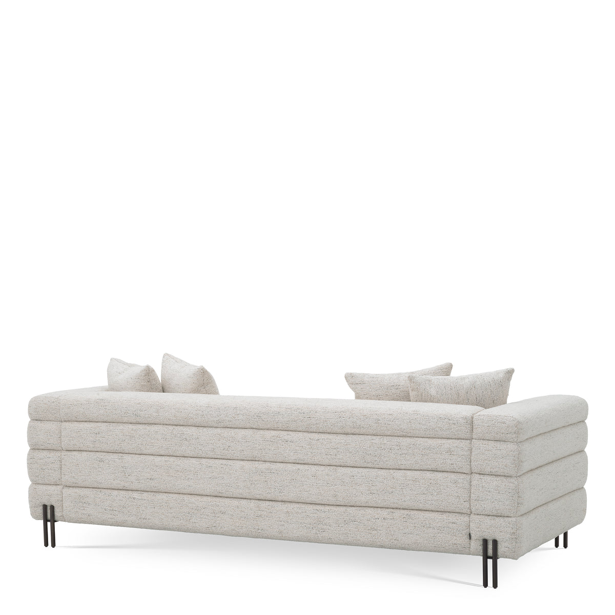 York Sofa with gold accents by Eichholtz