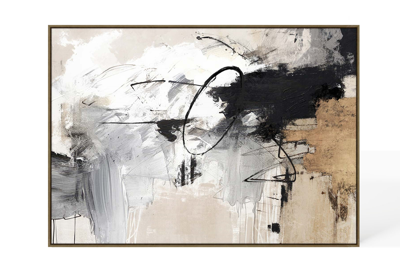 Abstract textured artwork 90 x 120 cm-Renaissance Design Studio