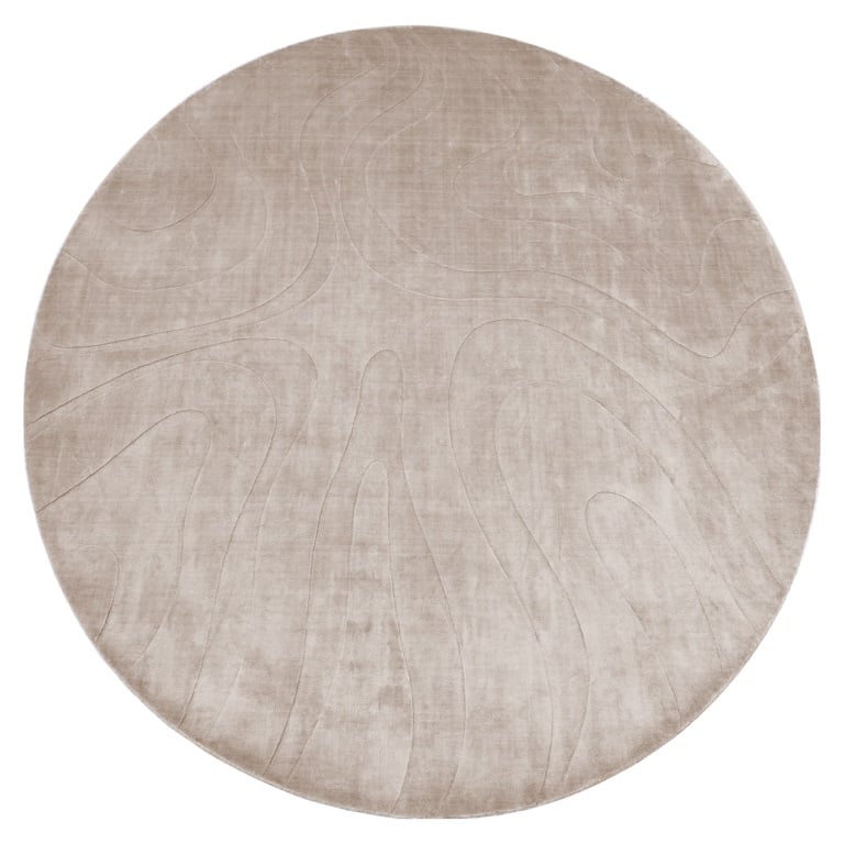Addley round oversize rug d 260 cm-Renaissance Design Studio