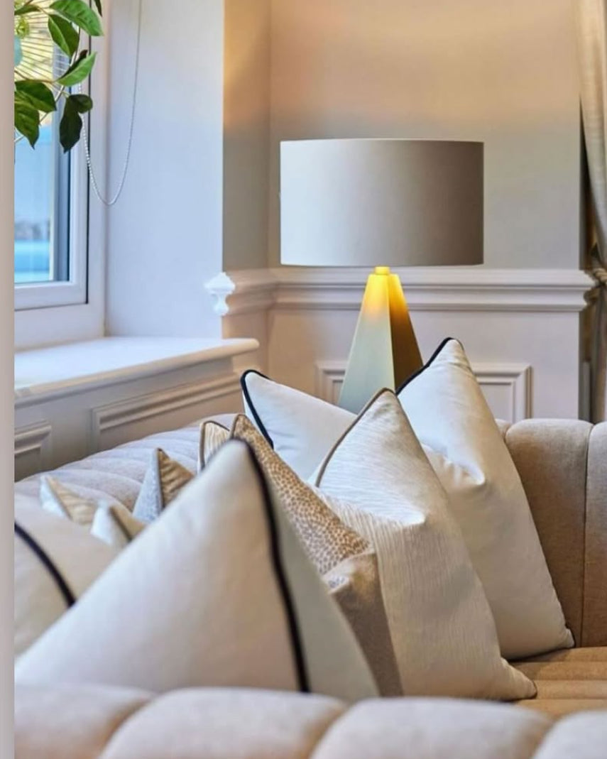 Agato Table Lamp By RV Astley Reduced in Gunmetal-Renaissance Design Studio