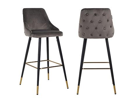 Airmani velvet bar stools Special sale price from-Bar stool chair-Renaissance Design Studio