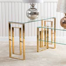 Alannah Console Table gold REDUCED NETT-Console table-Renaissance Design Studio