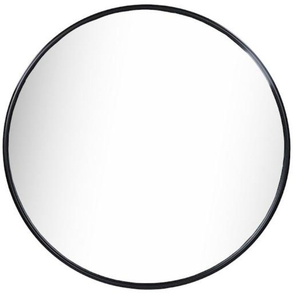 Alex AS Round Contemporary Mirrors Black 100cm & 120 cm - Reduced-Renaissance Design Studio