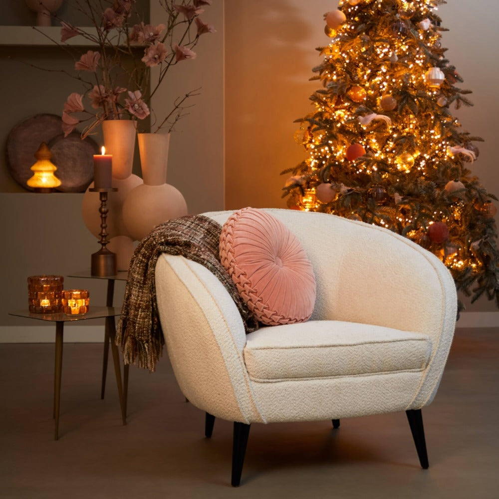 Almond and Urban Bronze collection-boucle sofa-Renaissance Design Studio