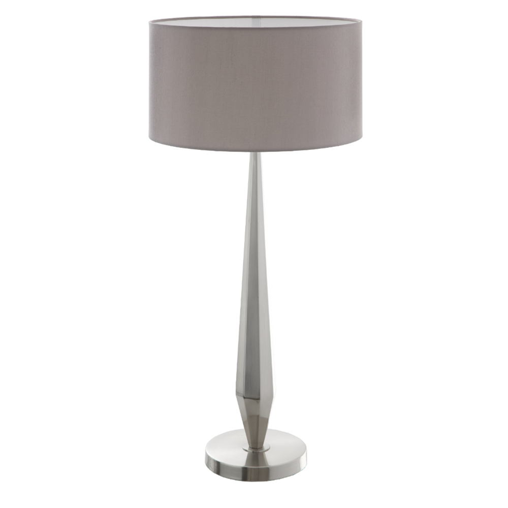 Aly table lamp in brushed nickel reduced ex display-Renaissance Design Studio