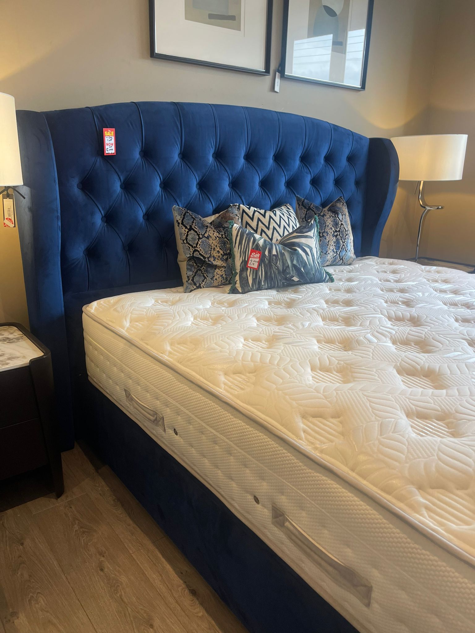 Amalfi Ottoman gas lift bed reduced in FLASH SALE OFFER !-Bed-Renaissance Design Studio