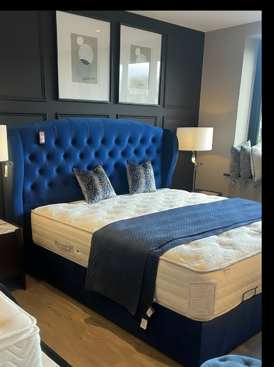 Amalfi Ottoman Super King gas lift bed last one ! Almost half price-Renaissance Design Studio