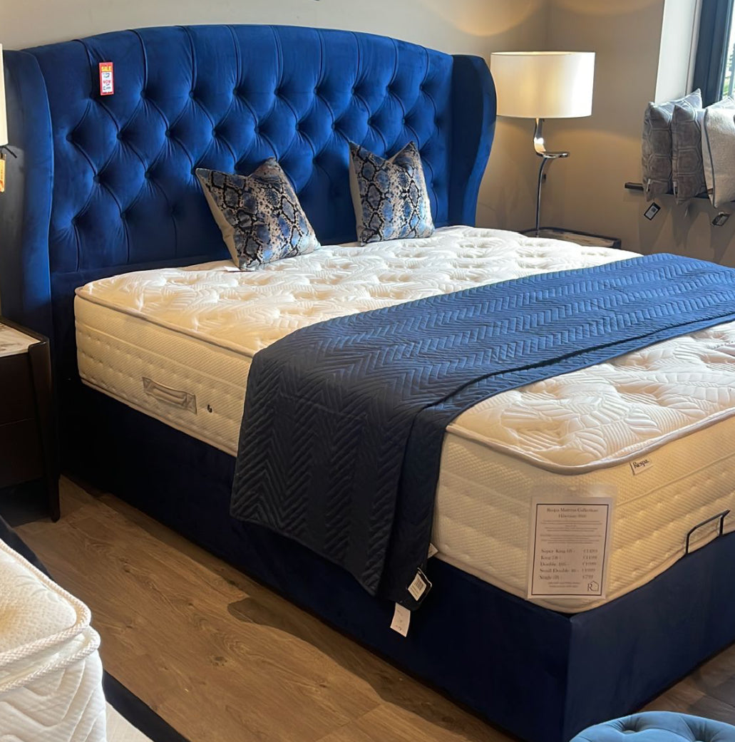 Amalfi Ottoman Super King gas lift bed last one ! Almost half price-Renaissance Design Studio