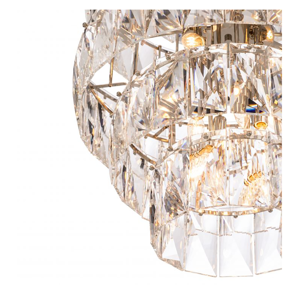 Amazone Large 6 tier Crystal Chandelier by Eichholtz Ex Dislay-Renaissance Design Studio