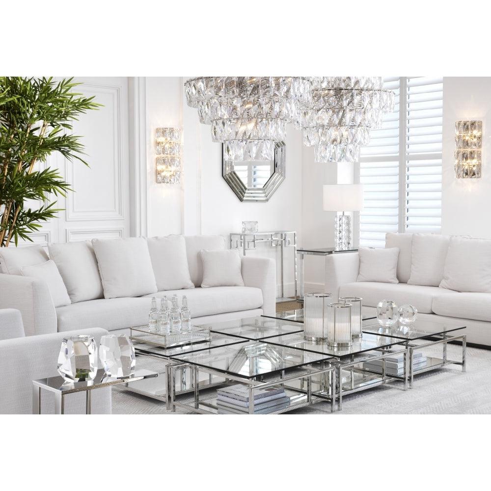 Amazone large Crystal Chandelier by Eichholtz reduced-Renaissance Design Studio
