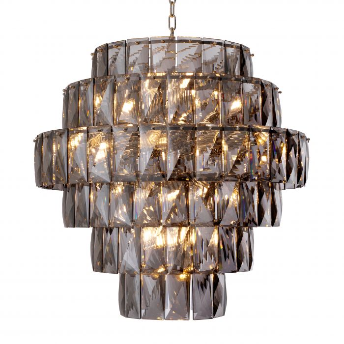 Amazone large Crystal Chandelier by Eichholtz reduced-Chandelier-Renaissance Design Studio