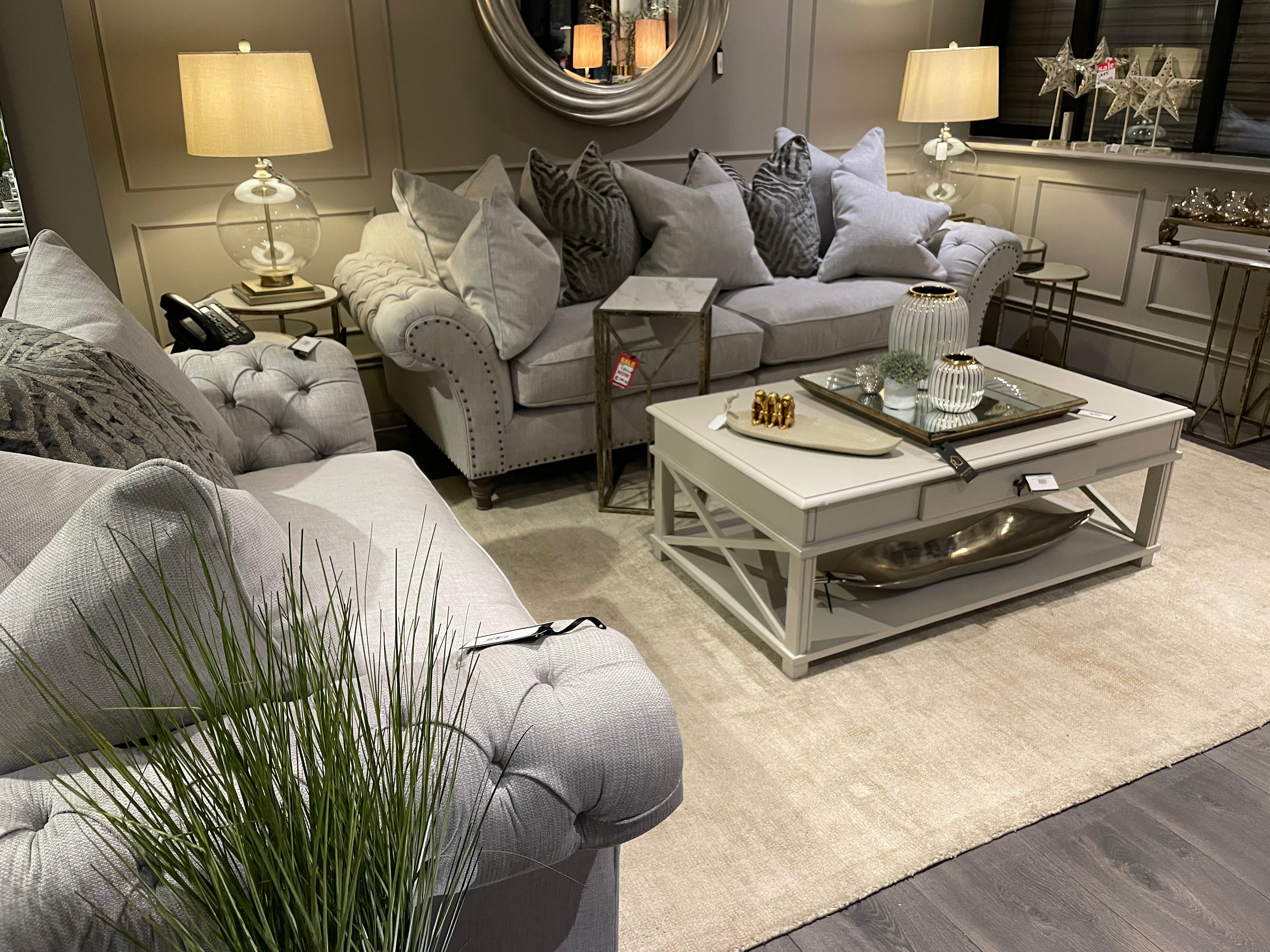 Amelia table lamp brass and glass-Table lamps-Renaissance Design Studio