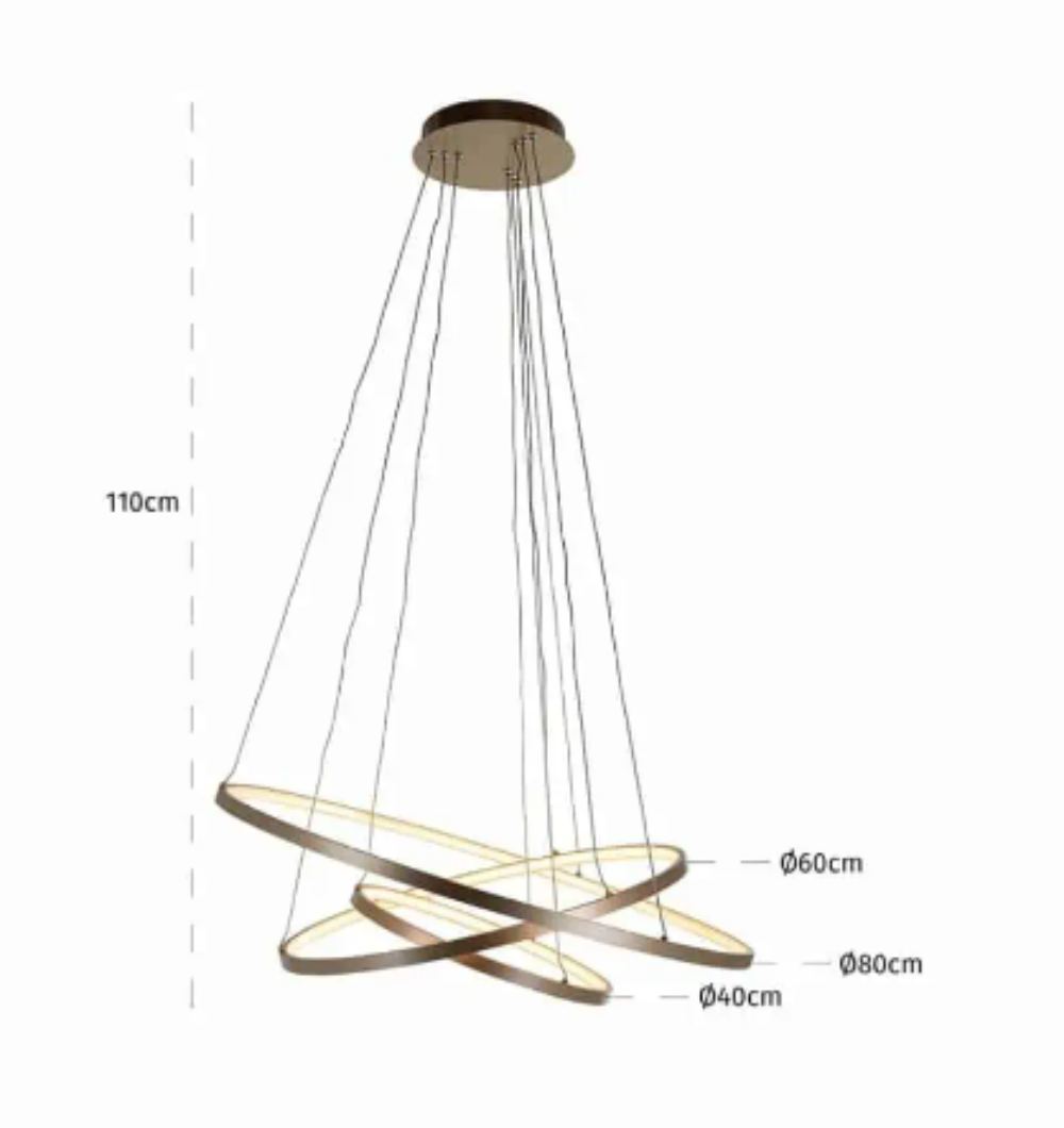 Amira Pendant 80 cm-Renaissance Design Studio
